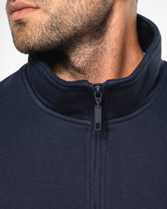 KARIBAN Sweatshirt mit Reißverschlusskragen Sweatshirt personalisierbar