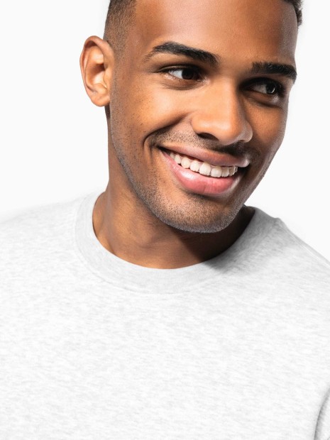 Sweat-shirts à personnaliser KARIBAN Sweat-shirt col rond homme 