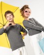 Sweat-shirt personnalisable KARIBAN Sweat-shirt Bio manches raglan enfant
