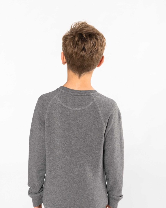 Sweater KARIBAN Sweater bio raglanmouwen kids voor bedrukking &amp; borduring