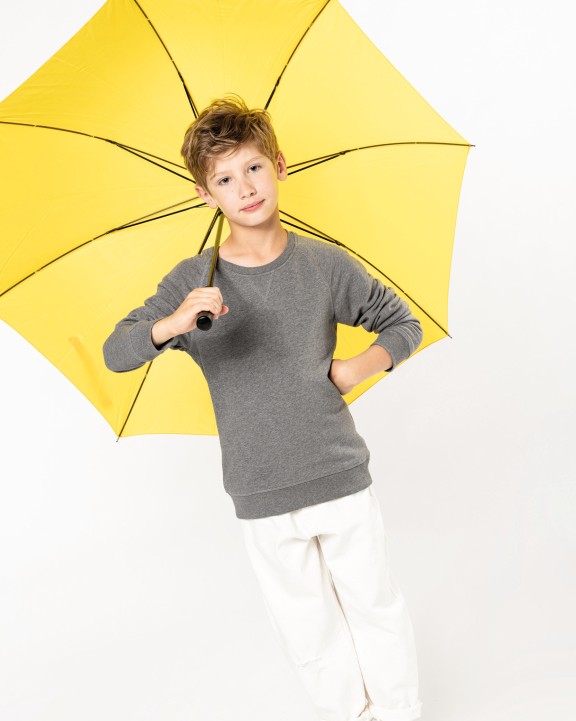 Sweat-shirt personnalisable KARIBAN Sweat-shirt Bio manches raglan enfant