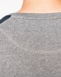 Sweat-shirt personnalisable KARIBAN Sweat-shirt French Terry Bio bicolore col rond manches raglan homme
