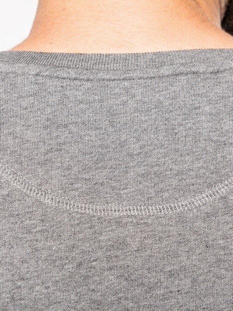 Sweat-shirts à personnaliser KARIBAN Sweat-shirt French Terry Bio bicolore col rond manches raglan homme 