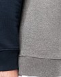 Sweat-shirt personnalisable KARIBAN Sweat-shirt French Terry Bio bicolore col rond manches raglan homme