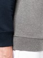 Sweat-shirts à personnaliser KARIBAN Sweat-shirt French Terry Bio bicolore col rond manches raglan homme 