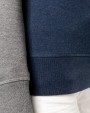 Sweat-shirt personnalisable KARIBAN Sweat-shirt French Terry Bio bicolore col rond manches raglan femme