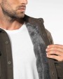 KARIBAN Fleece-Hemdjacke mit Sherpa-Futter Polar Fleece personalisierbar