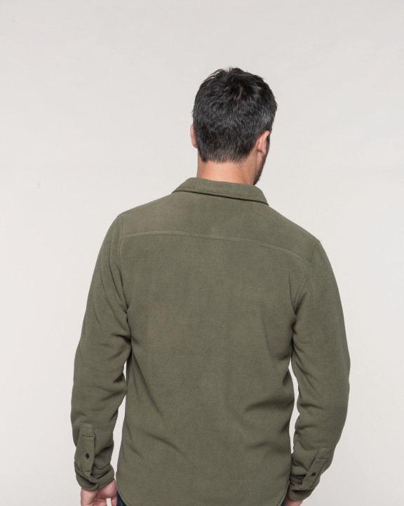 Polar Fleece KARIBAN Overshirt van fleece met sherpavoering voor bedrukking &amp; borduring