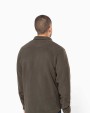 KARIBAN Fleece-Hemdjacke mit Sherpa-Futter Polar Fleece personalisierbar