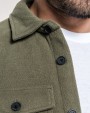 Polar Fleece KARIBAN Overshirt van fleece met sherpavoering voor bedrukking &amp; borduring