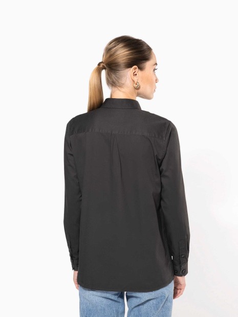 Chemises à personnaliser KARIBAN Chemise coton Nevada manches longues femme 