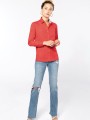 Chemises à personnaliser KARIBAN Chemise coton Nevada manches longues femme 
