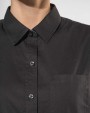 KARIBAN Langarm-Baumwollhemd für Damen Hemd personalisierbar