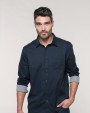 Chemise personnalisable KARIBAN Chemise coton manches longues Nevada homme