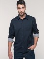 Chemises à personnaliser KARIBAN Chemise coton manches longues Nevada homme 