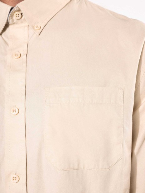 Chemises à personnaliser KARIBAN Chemise coton manches longues Nevada homme 