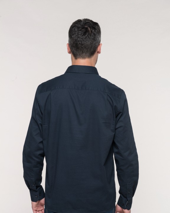 Chemise personnalisable KARIBAN Chemise coton manches longues Nevada homme