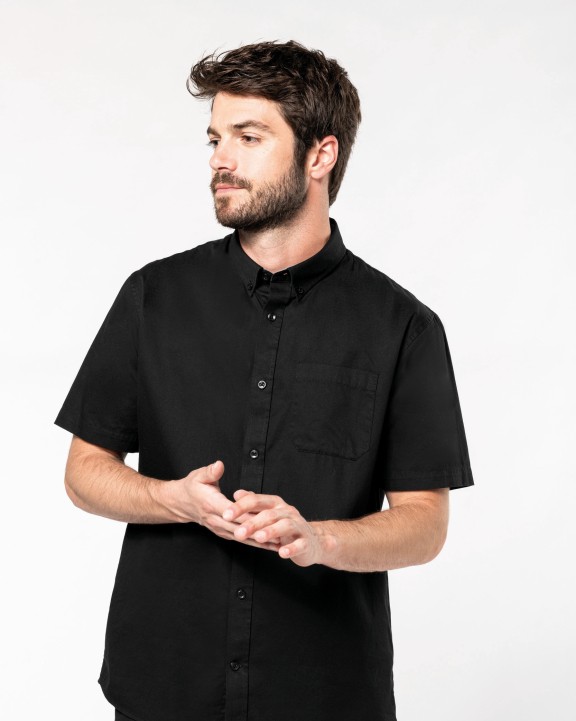 Chemise personnalisable KARIBAN Chemise coton manches courtes Ariana III homme