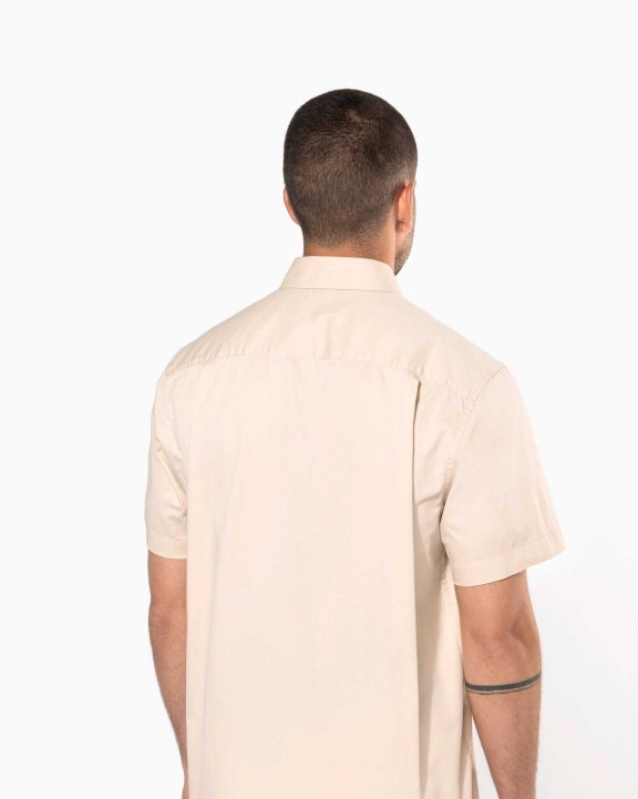 Chemise personnalisable KARIBAN Chemise coton manches courtes Ariana III homme