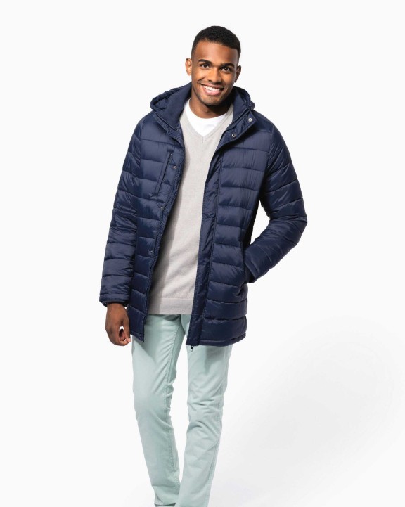 Veste personnalisable KARIBAN Parka doudoune légère à capuche homme