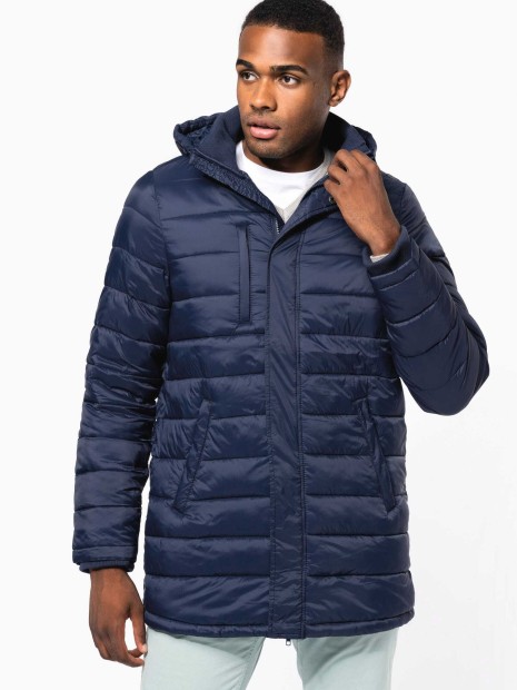 Vestes à personnaliser KARIBAN Parka doudoune légère à capuche homme 