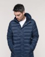 KARIBAN Leichter Herren-Daunenparka mit Kapuze Jacke personalisierbar