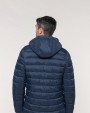 KARIBAN Leichter Herren-Daunenparka mit Kapuze Jacke personalisierbar