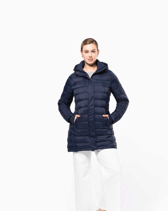 Veste personnalisable KARIBAN Parka doudoune légère à capuche femme