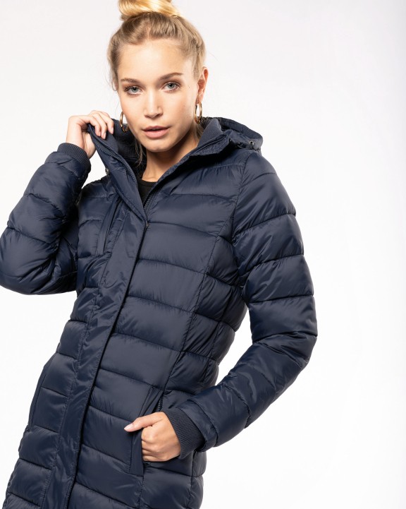 Veste personnalisable KARIBAN Parka doudoune légère à capuche femme