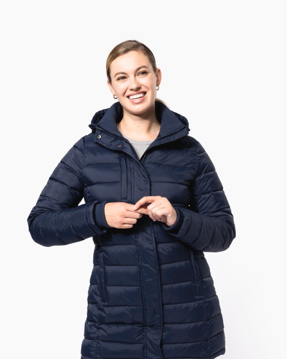 Veste personnalisable KARIBAN Parka doudoune légère à capuche femme