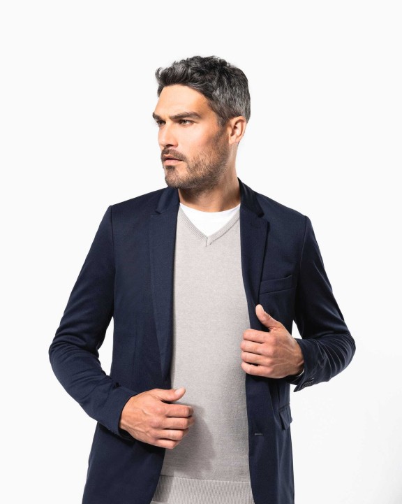 KARIBAN Herren-Strickjacke Jacke personalisierbar