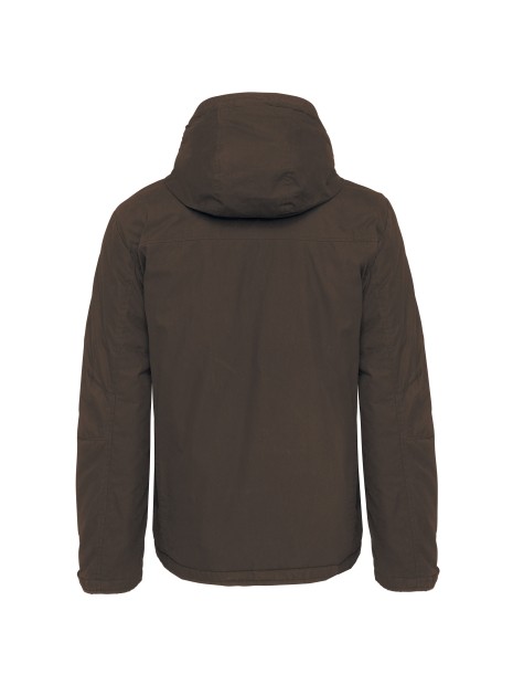 KARIBAN Parka avec capuche deep khaki personnalisable