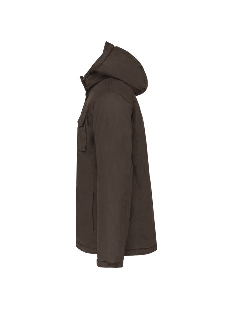 KARIBAN Parka avec capuche deep khaki personnalisable