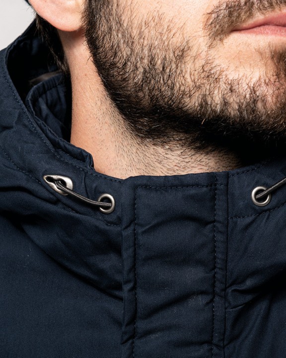 KARIBAN Parka mit Kapuze Jacke personalisierbar