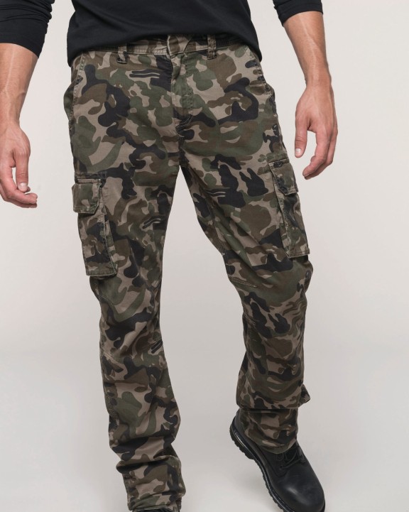 KARIBAN Herrenhose mit mehreren Taschen Hose personalisierbar