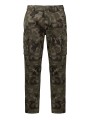 KARIBAN Pantalon multipoches homme olive camouflage personnalisable