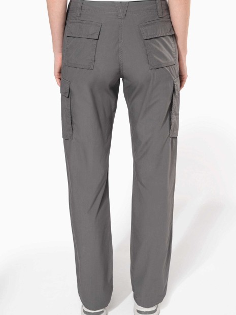 Pantalons à personnaliser KARIBAN Pantalon léger multipoches femme 