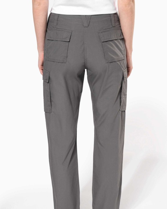 KARIBAN Leichte Damenhose mit mehreren Taschen Hose personalisierbar