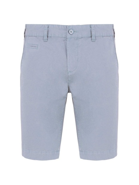 KARIBAN Bermuda aspect délavé homme  personnalisable