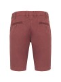 KARIBAN Bermuda aspect délavé homme washed marsala personnalisable