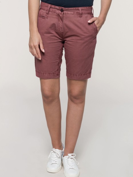 Bermudas & Shorts à personnaliser KARIBAN Bermuda aspect délavé femme 