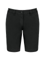 KARIBAN Bermuda aspect délavé femme charcoal délavé personnalisable