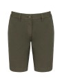 KARIBAN Bermuda aspect délavé femme  personnalisable