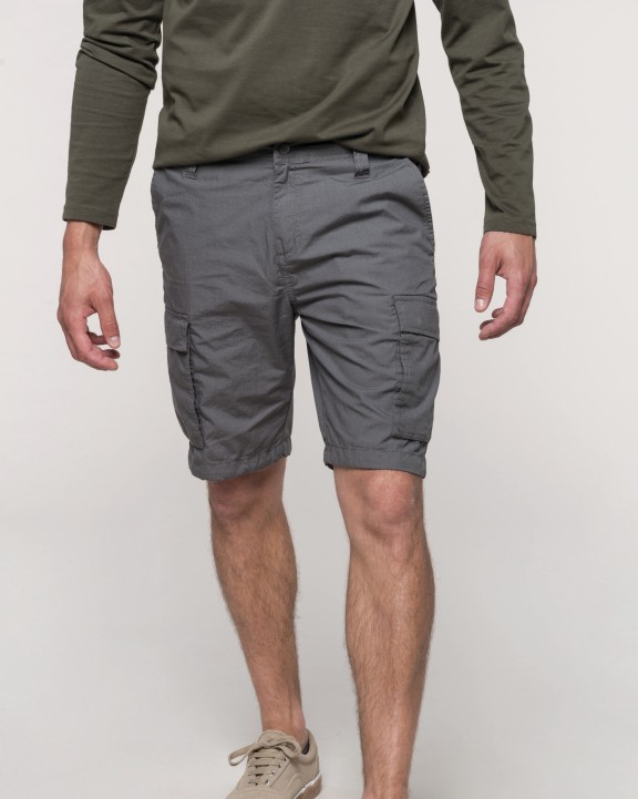 KARIBAN Leichte Bermuda-Shorts für Herren mit mehreren Taschen  personalisierbar