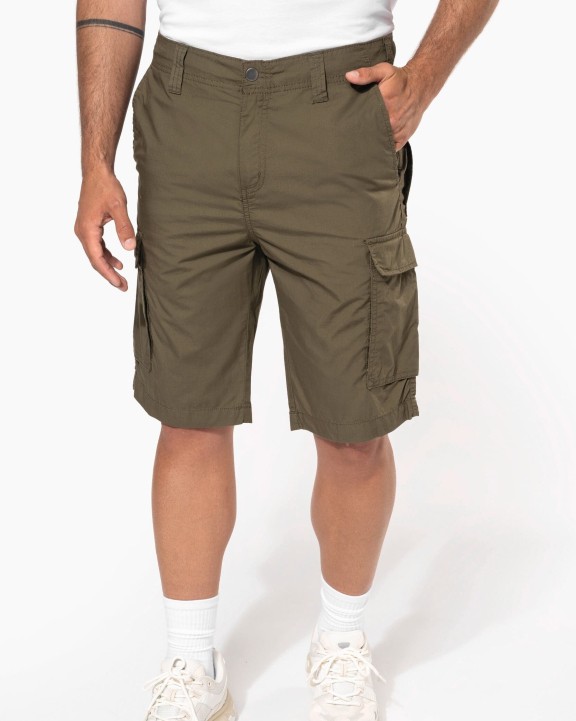 KARIBAN Leichte Bermuda-Shorts für Herren mit mehreren Taschen  personalisierbar