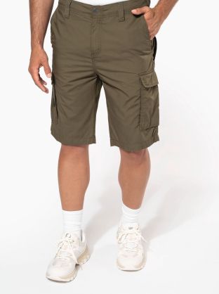Bermuda léger multipoches homme