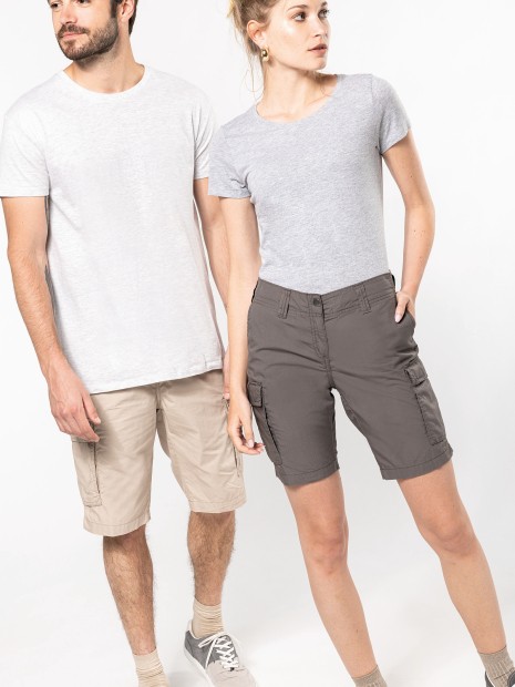 Bermudas & Shorts à personnaliser KARIBAN Bermuda léger multipoches femme 
