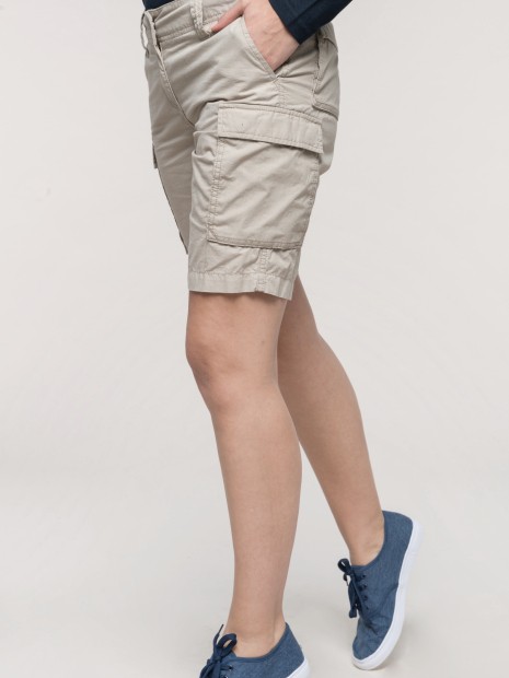 Bermudas & Shorts à personnaliser KARIBAN Bermuda léger multipoches femme 