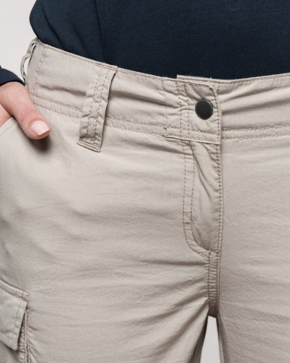 Bermuda & short personnalisable KARIBAN Bermuda léger multipoches femme
