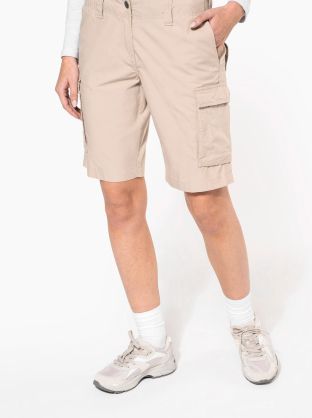 Bermuda léger multipoches femme